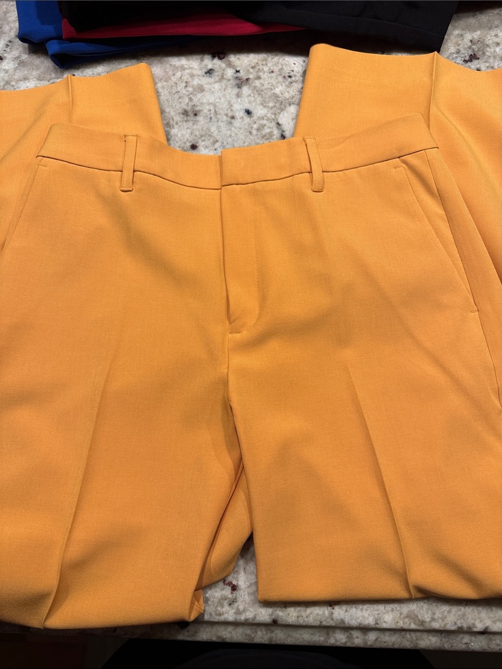 Banana Republic Women's Mustard Yellow Tailored Trousers